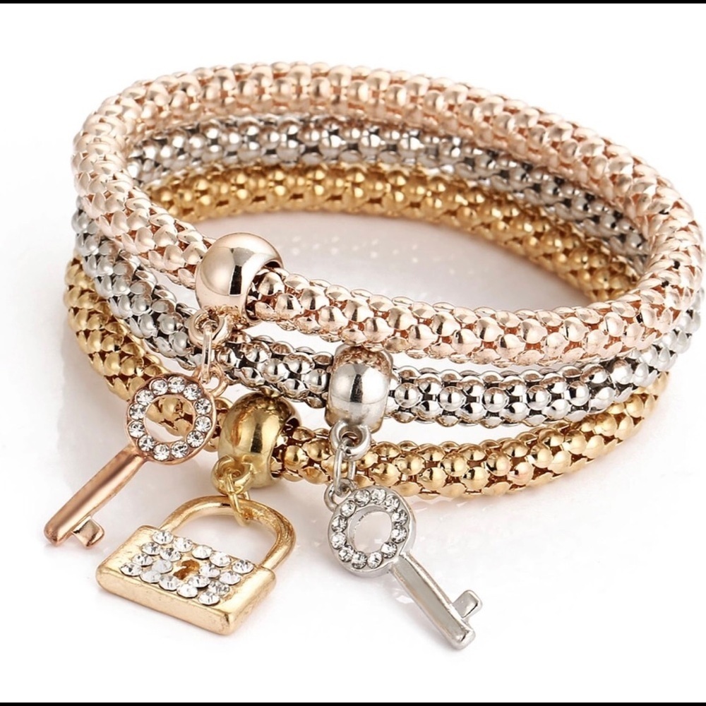 3PC Charm Bracelet Bundle - NWT - Picture 1 of 6
